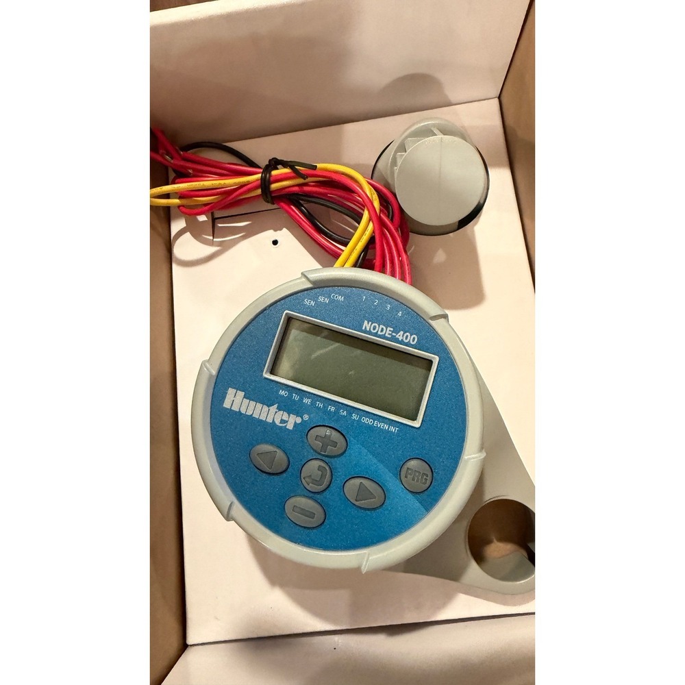 Hunter NODE-400 4-Station Battery Operated Waterproof Irrigation Controller NEW